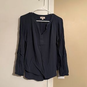Women’s LOFT dusty blue blouse